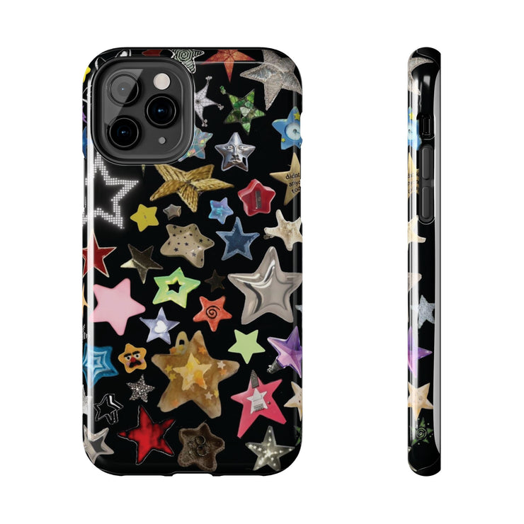 Coquette Star Girl Collage iPhone Case