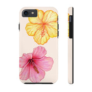 Hibiscus Flower Yellow Tough iPhone Case