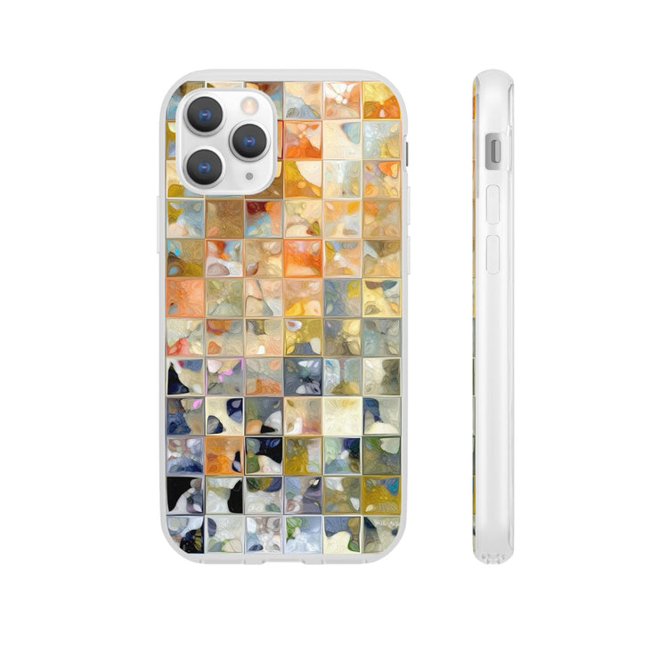 Mosaic Clay Tiles Flexi iPhone Cases