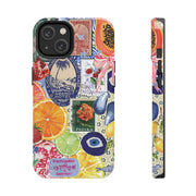 Fruity European Collage Tough iPhone Case