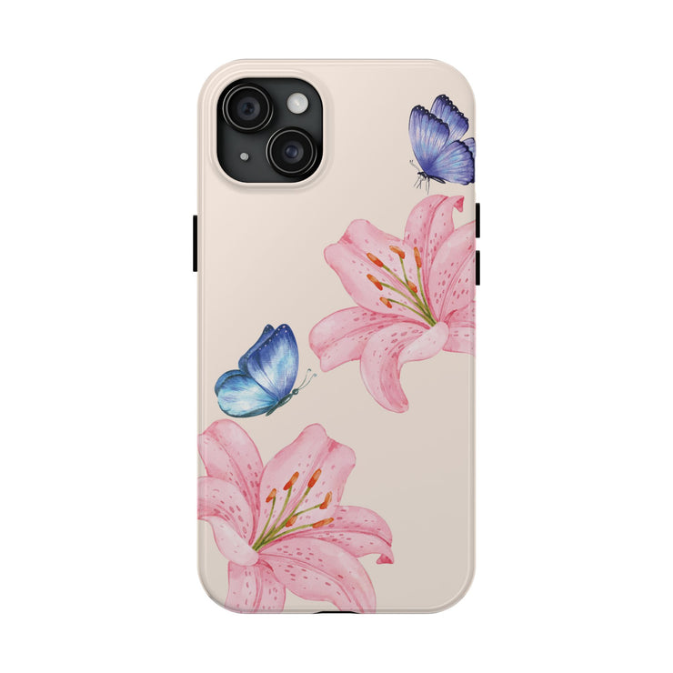 Blushing Tiger Lily Tough iPhone Case