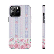 Blushing Florals Roses iPhone Case