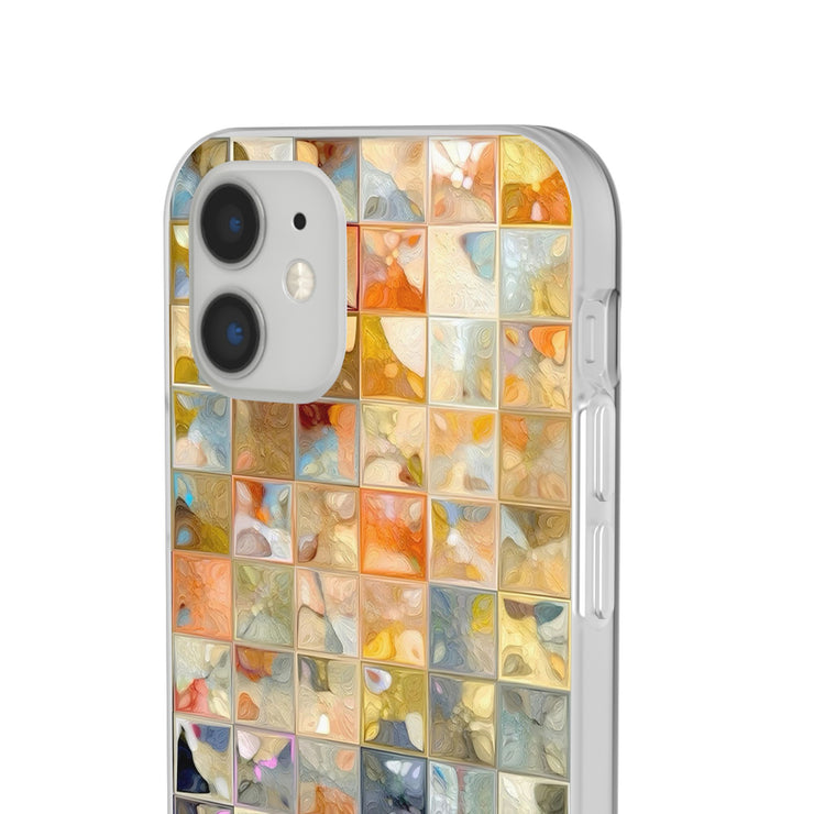 Mosaic Clay Tiles Flexi iPhone Cases