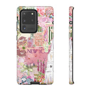 New York Pink Collage Samsung Cases