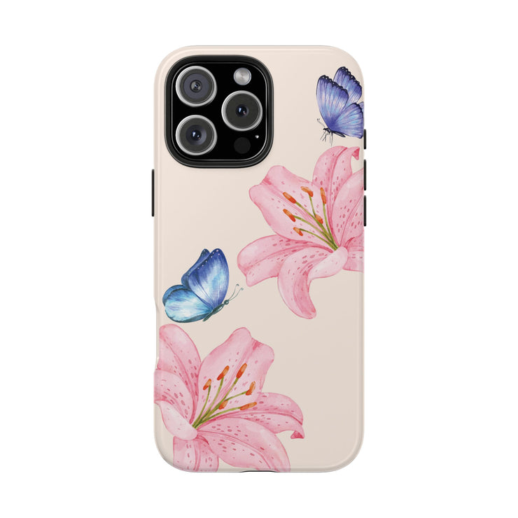 Blushing Tiger Lily Tough iPhone Case