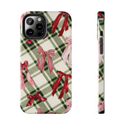 Preppy Aesthetic Valentine Ribbon iPhone Case