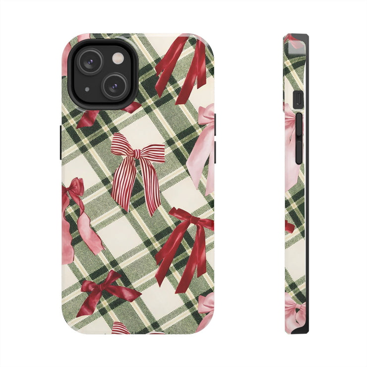 Preppy Aesthetic Valentine Ribbon iPhone Case