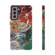 Vintage Mosaic Sun Samsung Cases