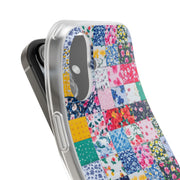 Collage Florals Stamps Flexi iPhone Cases