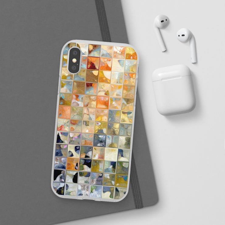 Mosaic Clay Tiles Flexi iPhone Cases