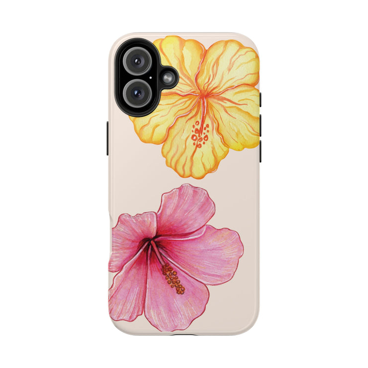 Hibiscus Flower Yellow Tough iPhone Case