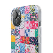 Collage Florals Stamps Flexi iPhone Cases