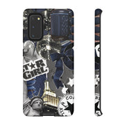 Star Girl Blue Collage Tough Samsung Cases