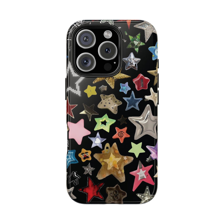 Coquette Star Girl Collage iPhone Case