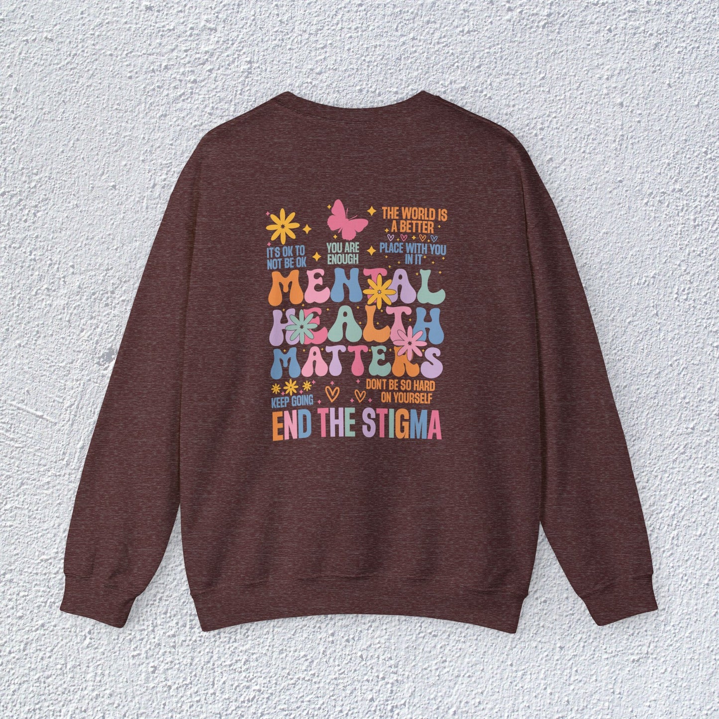 Mental Health Matters Unisex Sweatshirt, Unisex Crewneck, Cozy Gift for Awareness Events, Comfortable Relaxation Wear, Thoughtful Supportive [...]