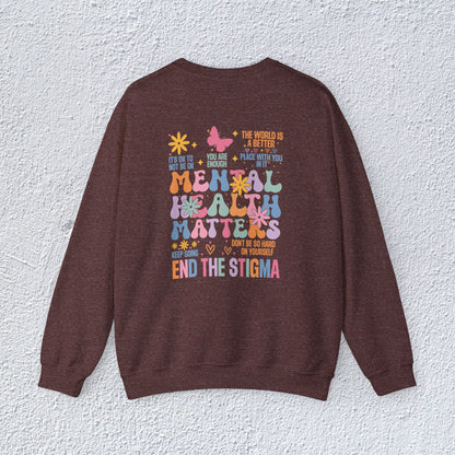 Mental Health Matters Unisex Sweatshirt, Unisex Crewneck, Cozy Gift for Awareness Events, Comfortable Relaxation Wear, Thoughtful Supportive [...]