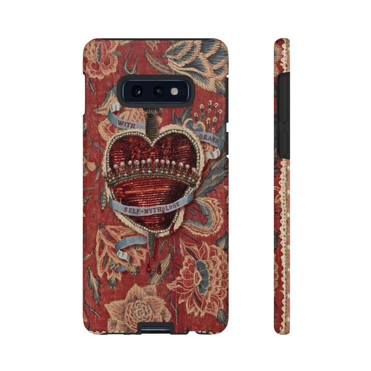 Red Sacred Heart Samsung Cases