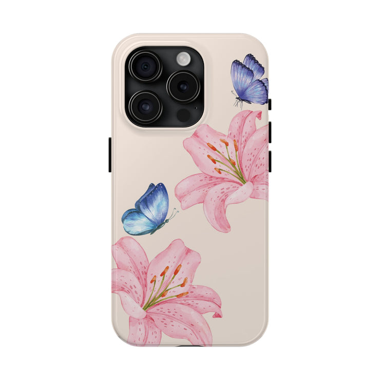 Blushing Tiger Lily Tough iPhone Case