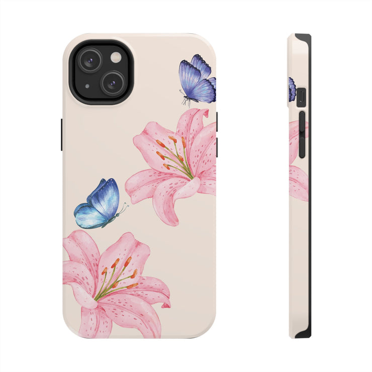 Blushing Tiger Lily Tough iPhone Case