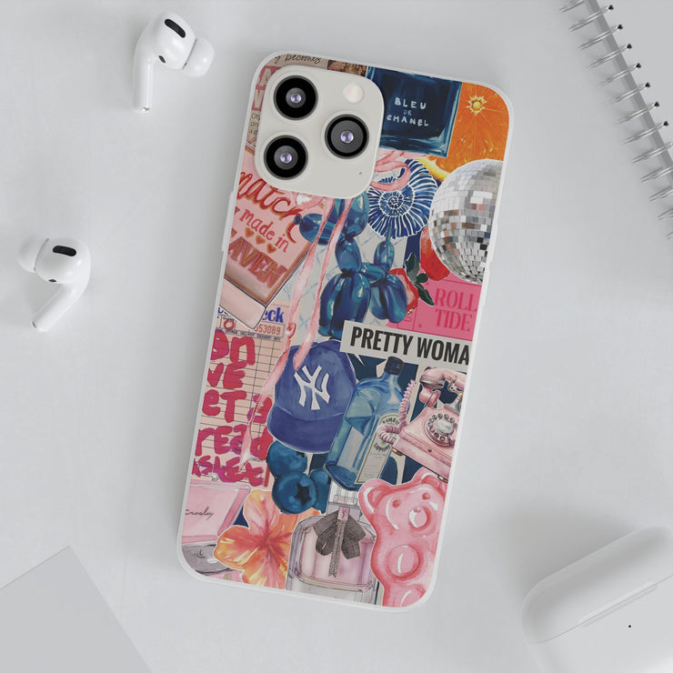 Coquette Collage Flexi iPhone Cases