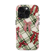 Preppy Aesthetic Valentine Ribbon iPhone Case