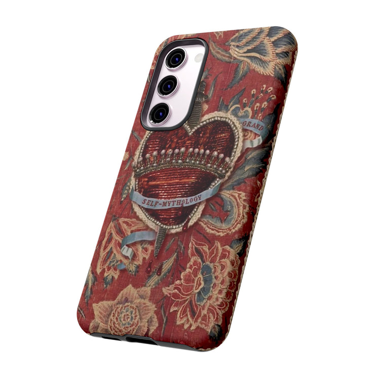 Red Sacred Heart Samsung Cases