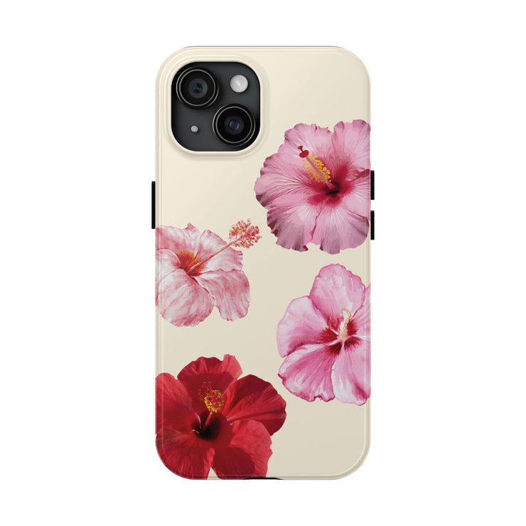 Blushing Florals Tough iPhone Case