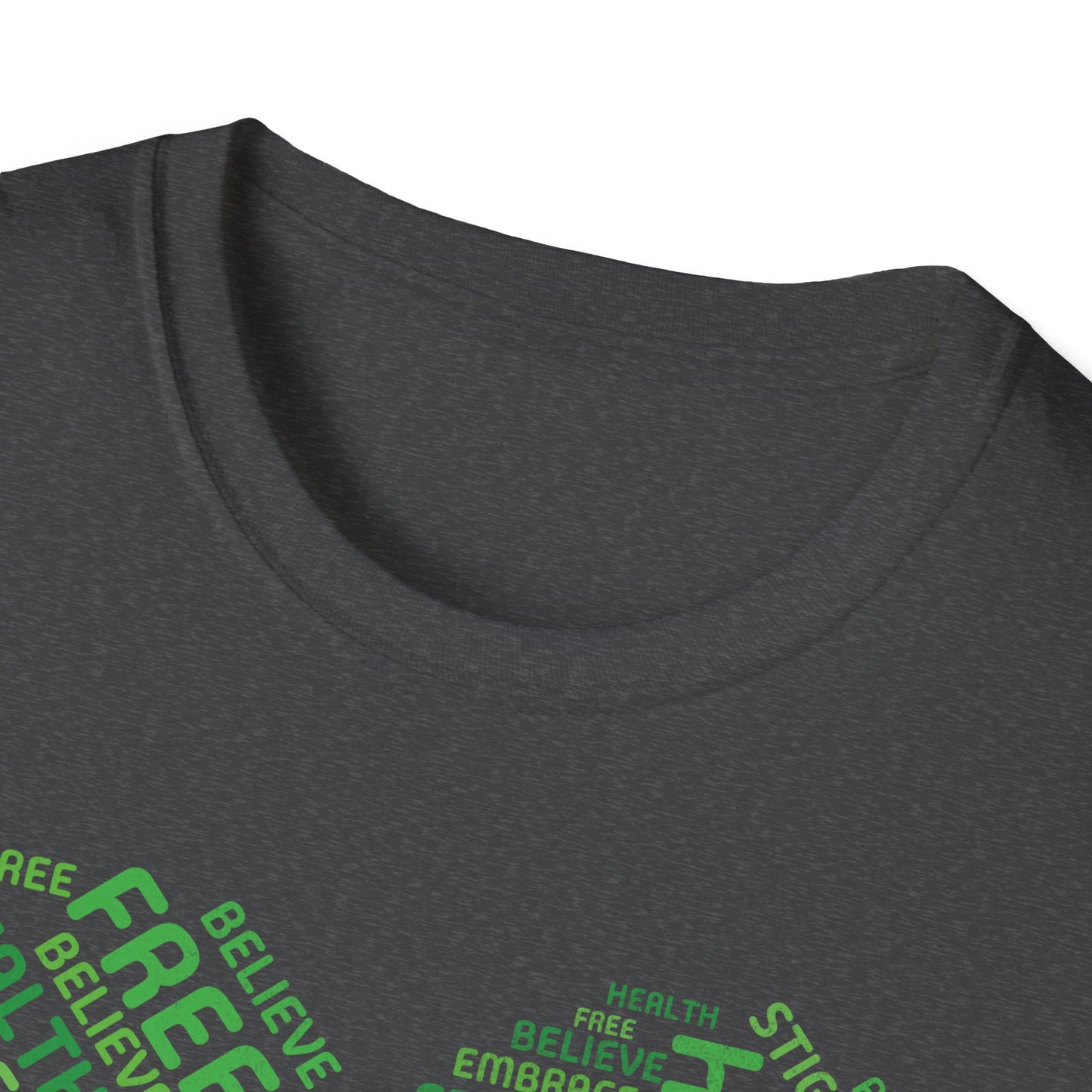 Stand Up For Mental Health Unisex T-Shirt, Positive Vibes Shirt, Feel Good Tee, Overthinking Clothing, Gifts for Mental Health Advocates