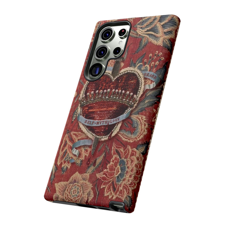 Red Sacred Heart Samsung Cases