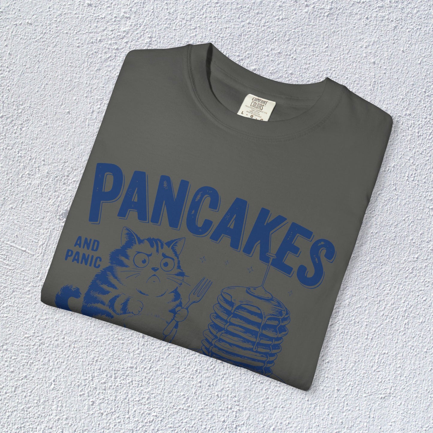 Pancakes and Panic Attacks T-Shirt, Mental Health Graphic Tee, Gift for Introverts