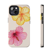 Hibiscus Flower Yellow Tough iPhone Case