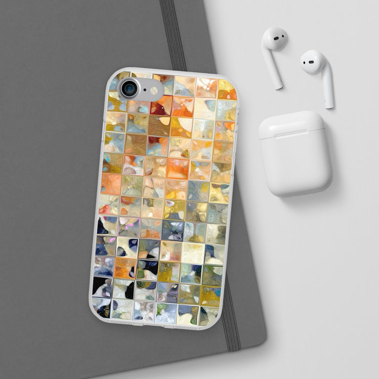 Mosaic Clay Tiles Flexi iPhone Cases