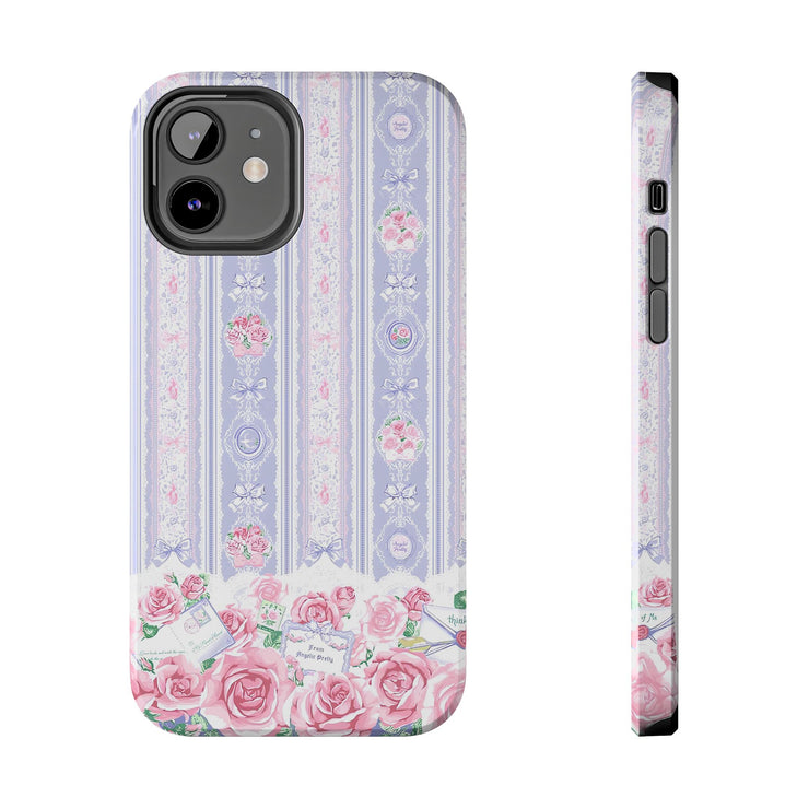 Blushing Florals Roses iPhone Case