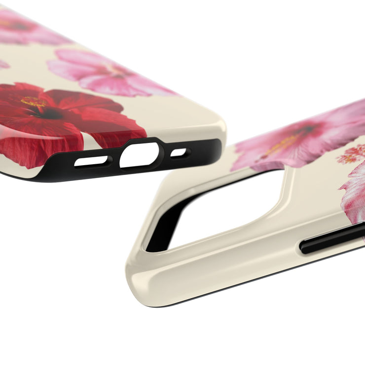 Blushing Florals Tough iPhone Case