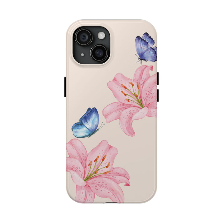 Blushing Tiger Lily Tough iPhone Case