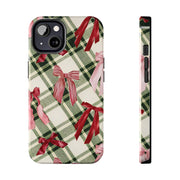 Preppy Aesthetic Valentine Ribbon iPhone Case