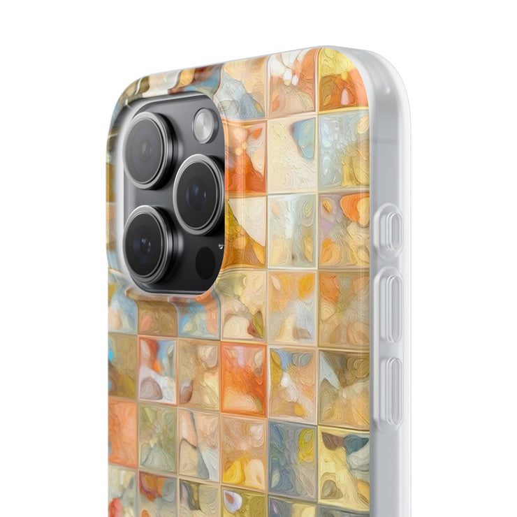 Mosaic Clay Tiles Flexi iPhone Cases