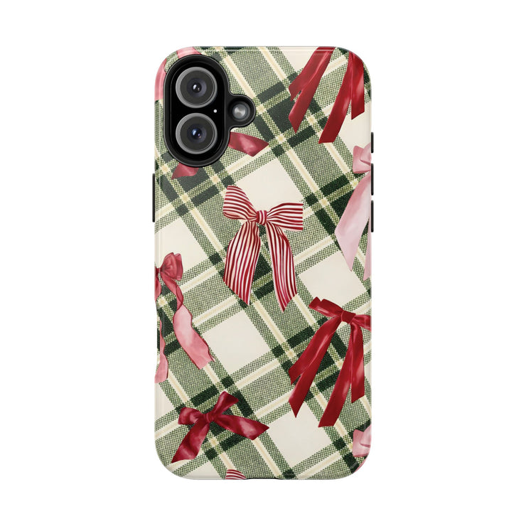 Preppy Aesthetic Valentine Ribbon iPhone Case