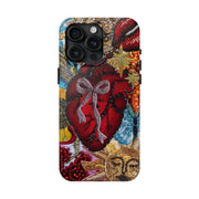 Vintage Heart Mosaic Collage iPhone Case