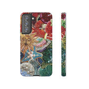 Vintage Mosaic Sun Samsung Cases