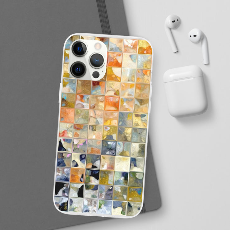 Mosaic Clay Tiles Flexi iPhone Cases